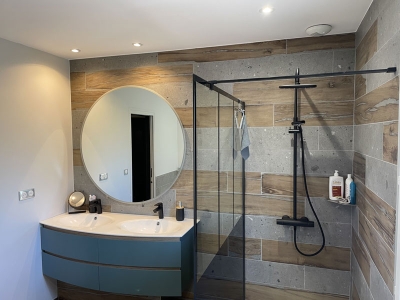 Salle de bain à Saint-Cyr-les-Vignes